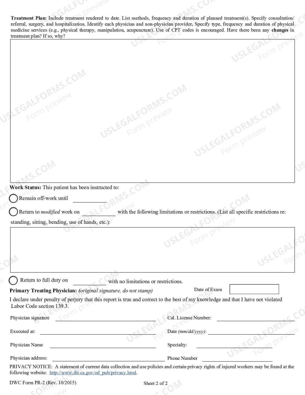 Preview Primary Treating Physicians Progress Report