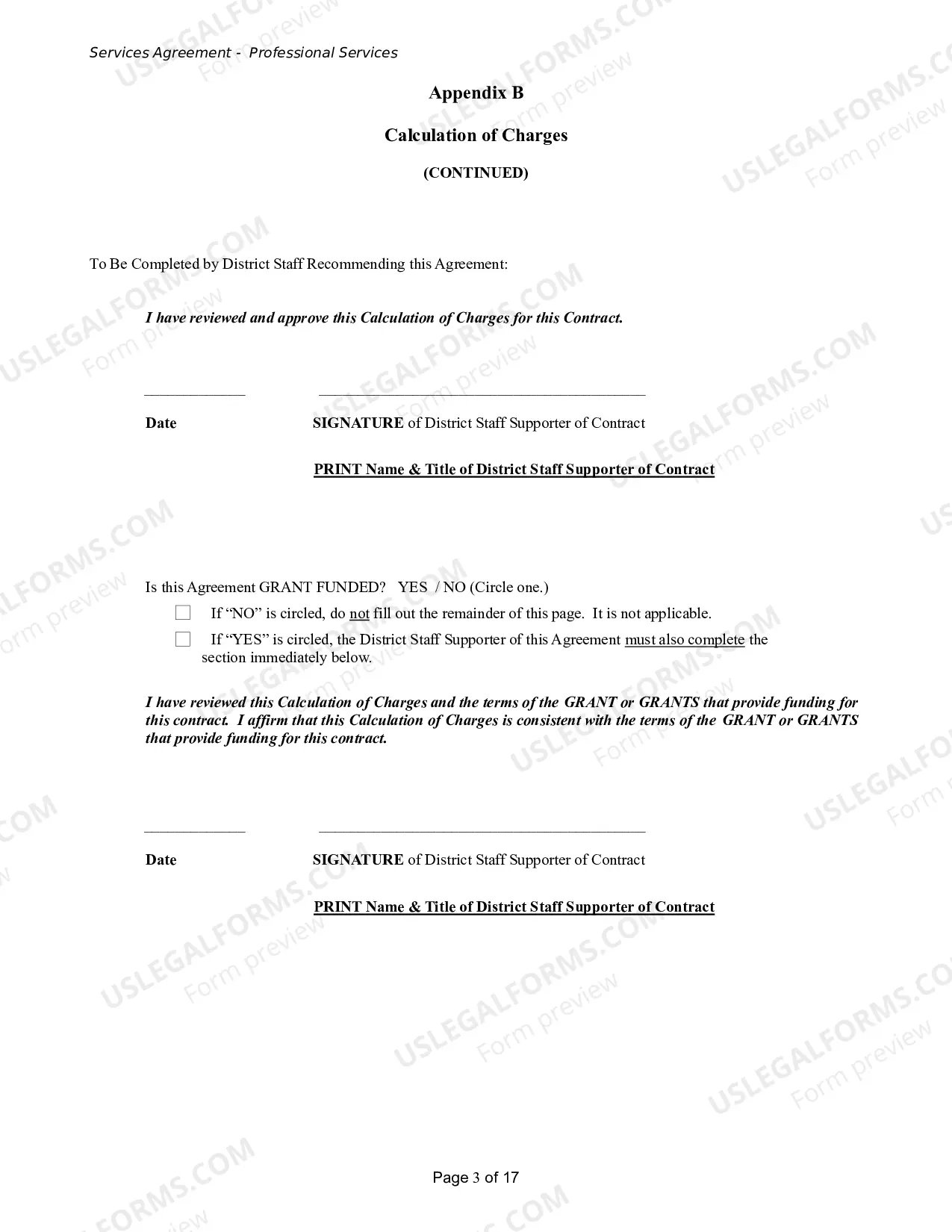 Preview Services Agreement - Professional Services