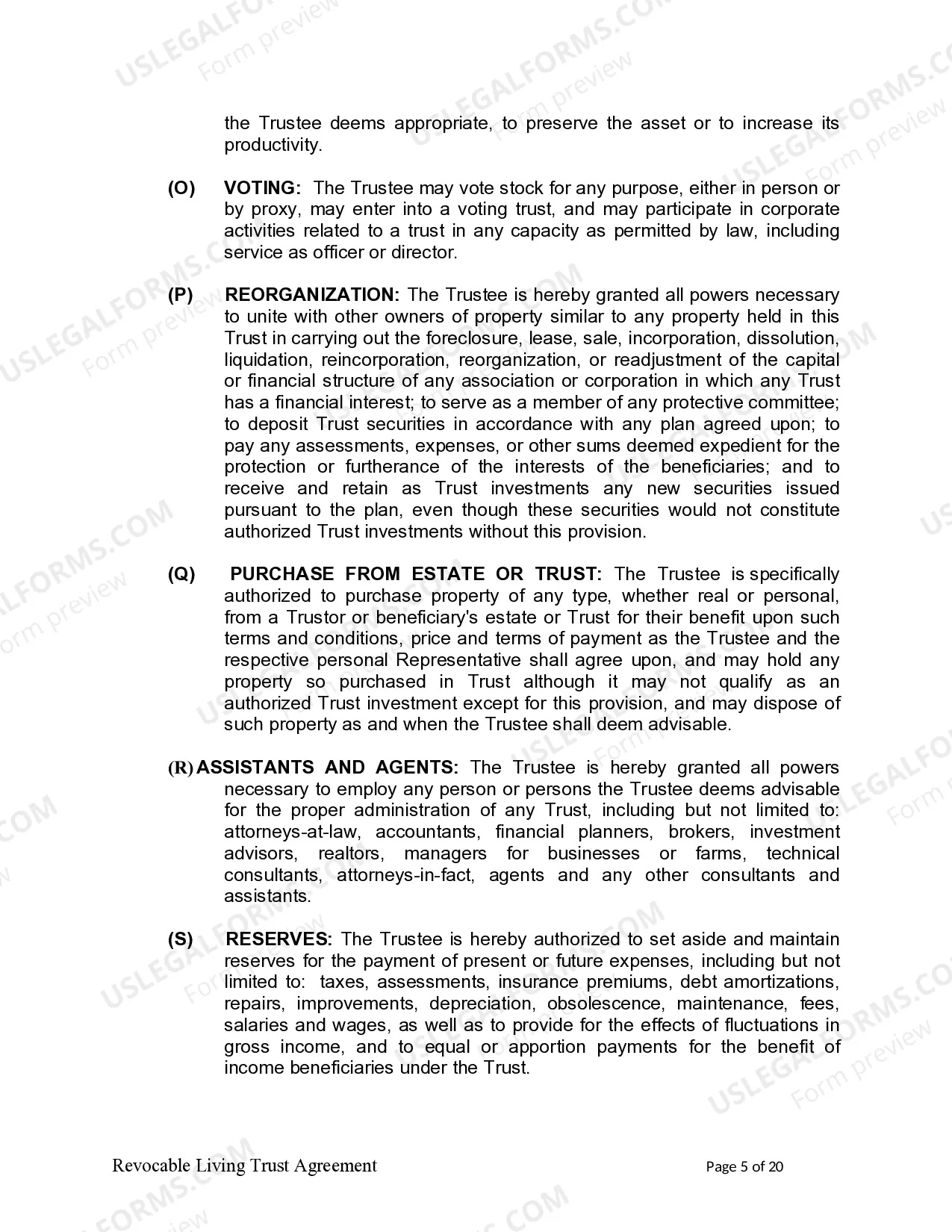 Preview Living Trust for individual, Who is Single, Divorced or Widow (or Widower) with Children