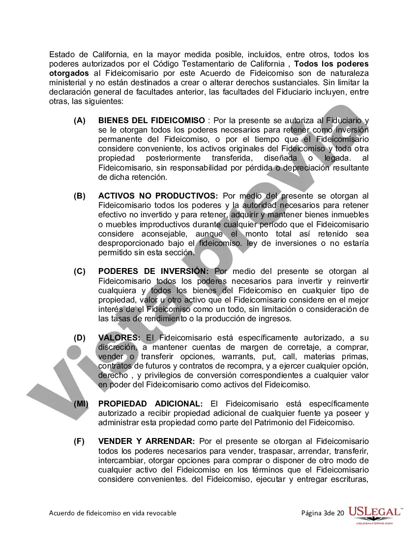 Preview Fideicomiso en vida para esposo y esposa con un hijo