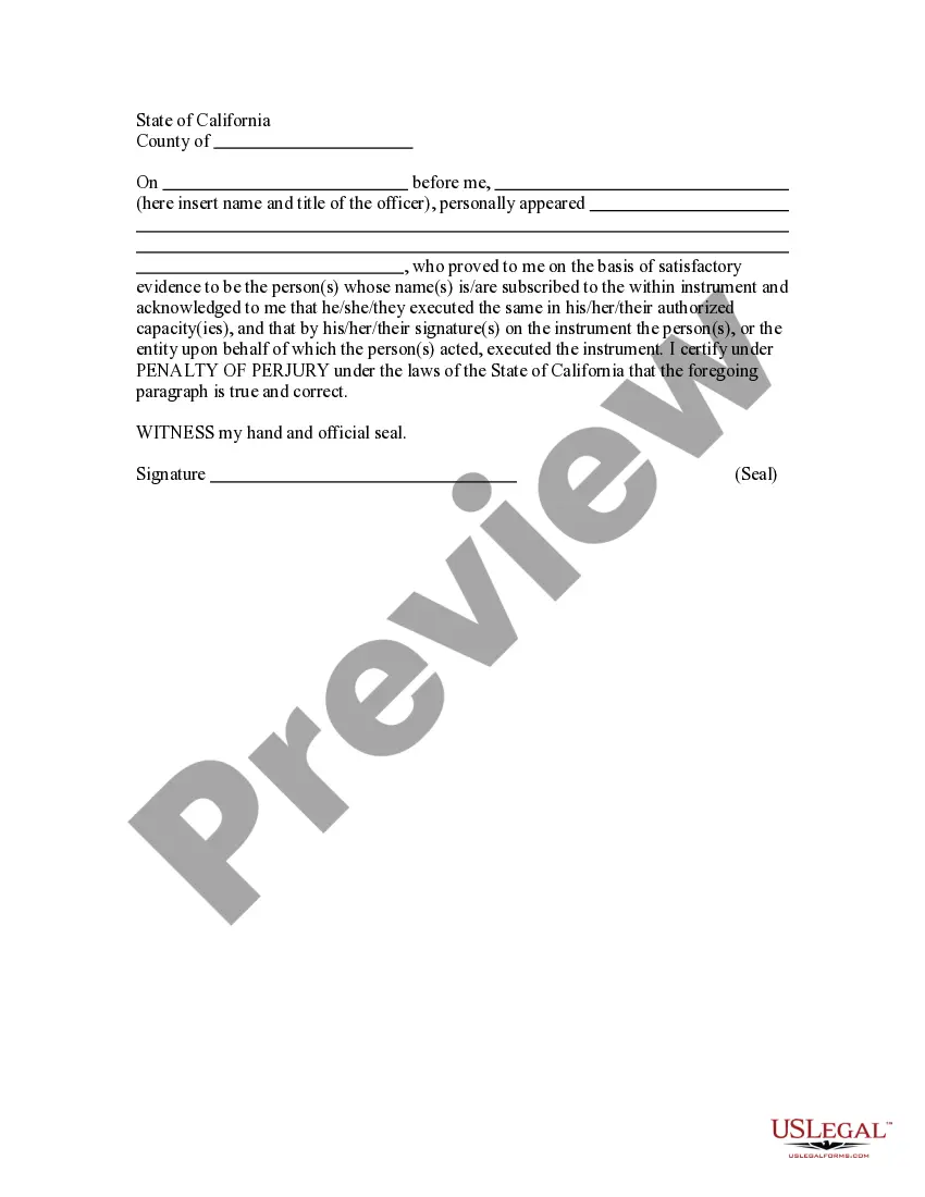 Preview Letter to Lienholder to Notify of Trust