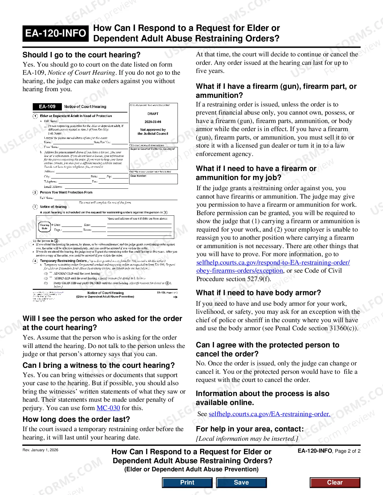 Preview How Can I Respond to a Request for Elder or Dependent Adult Abuse Restraining Orders