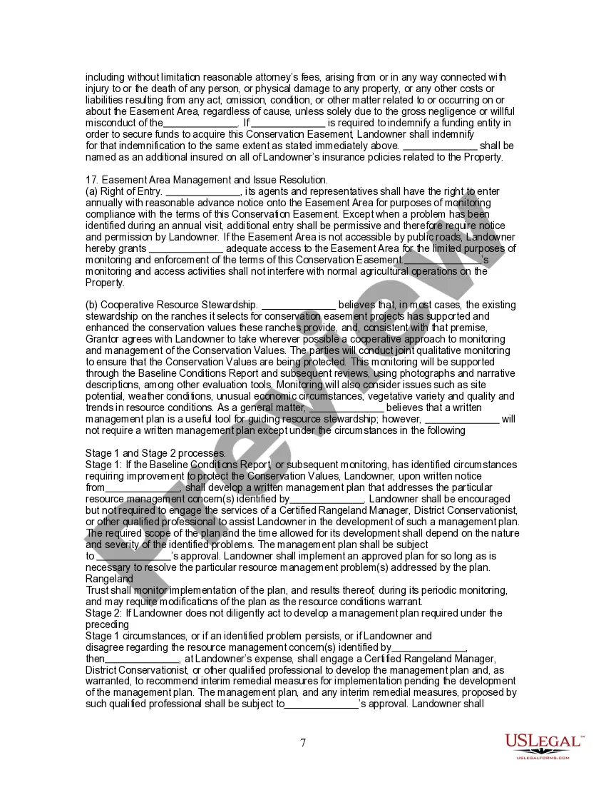 Get Deed of Agricultural Conservation Easement and Agreement Concerning Easement Rights Preview Deed of Agricultural Conservation Easement and Agreement Concerning Easement Rights
