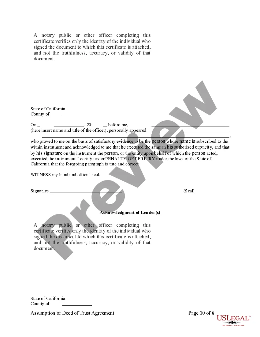 Get Assumption Agreement of Deed of Trust and Release of Original Mortgagors Preview Assumption Agreement of Deed of Trust and Release of Original Mortgagors