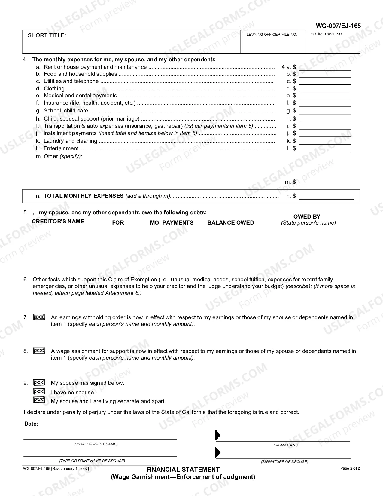Preview Financial Statement - same as 982.5(5.5)
