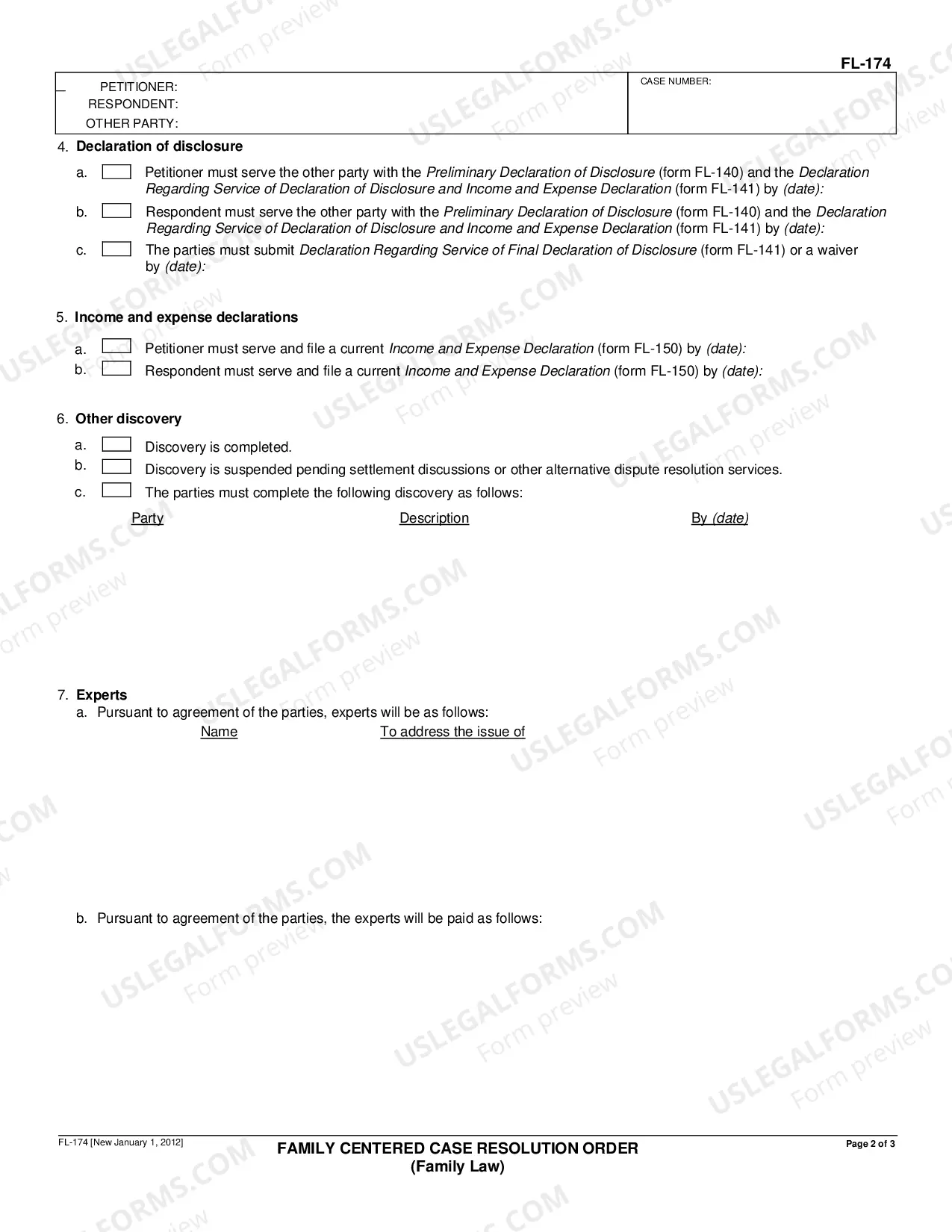 Preview Family Centered Case Resolution Order