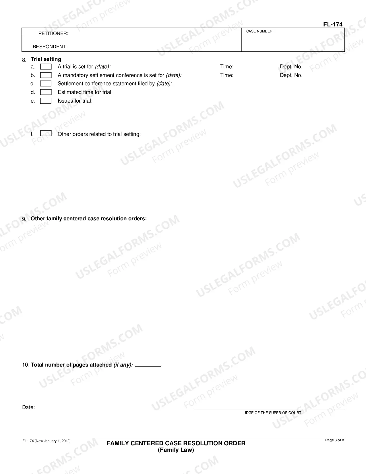 Preview Family Centered Case Resolution Order