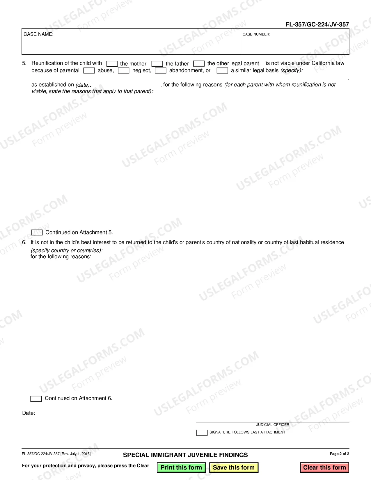 Preview Special Immigrant Juvenile Findings
