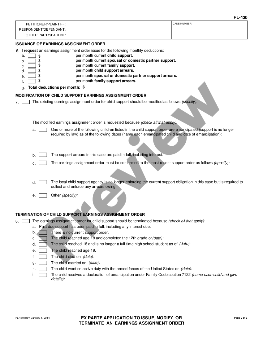 wage assignment order