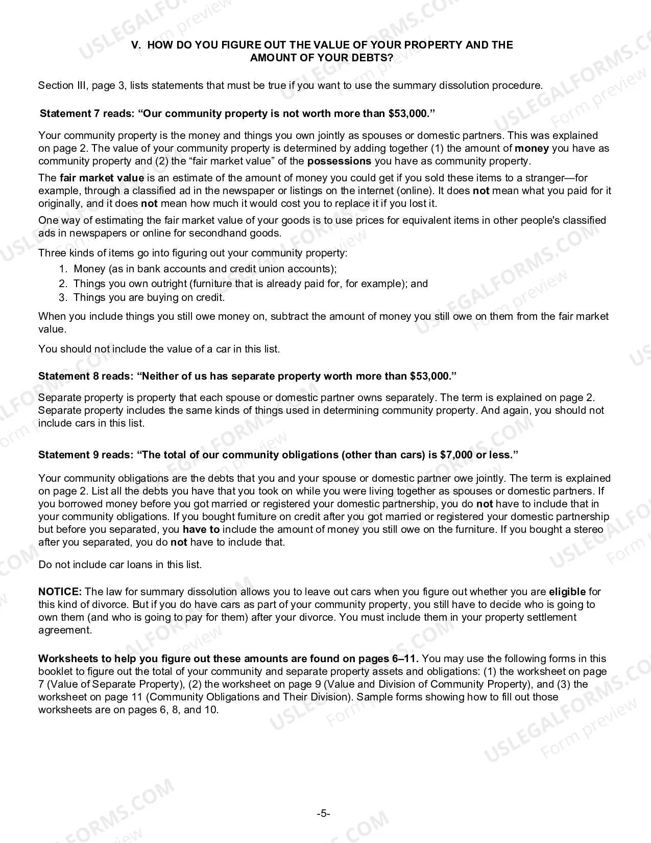 Preview Summary Dissolution Information - English