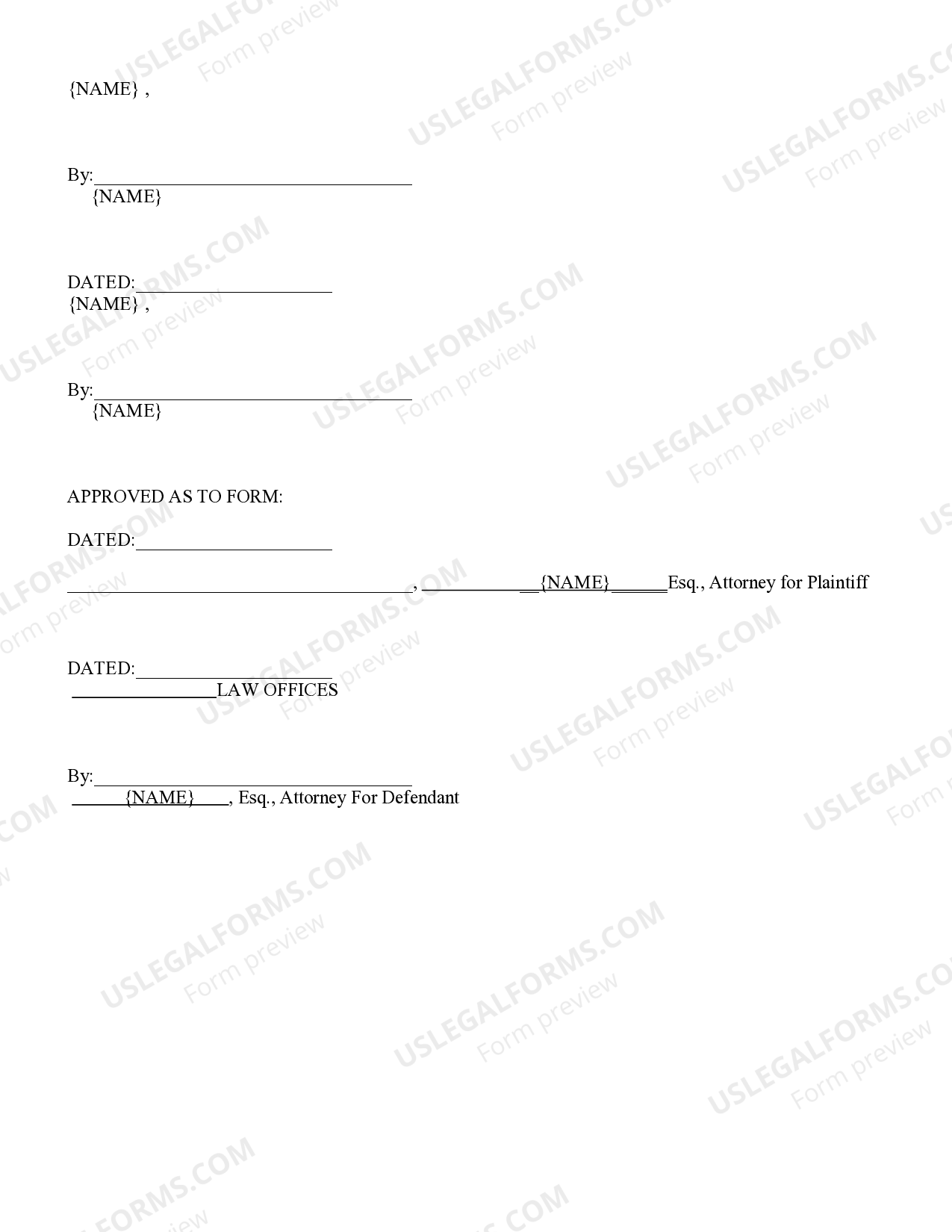 California Settlement Agreement Pending Action US Legal Forms