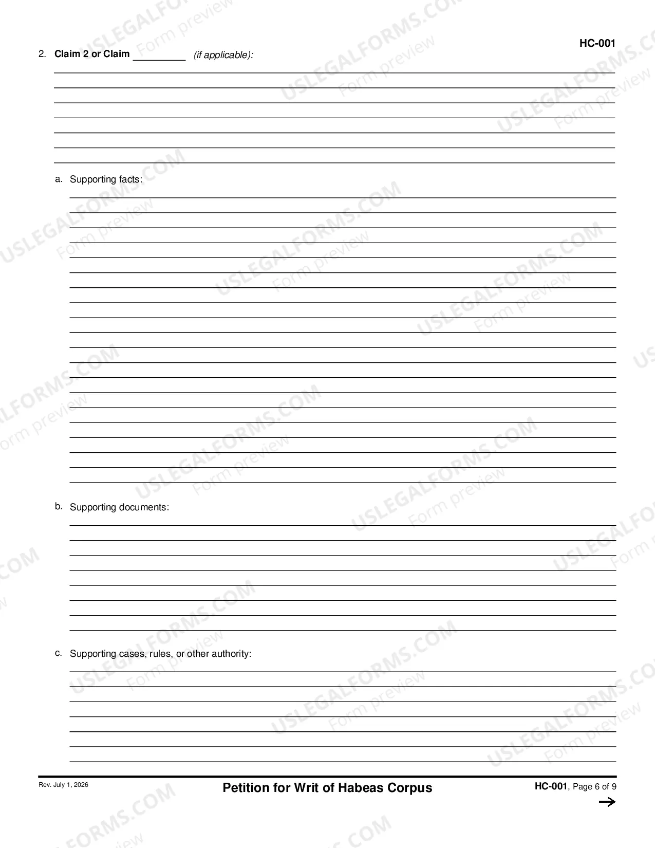 Preview Petition for Writ of Habeas Corpus