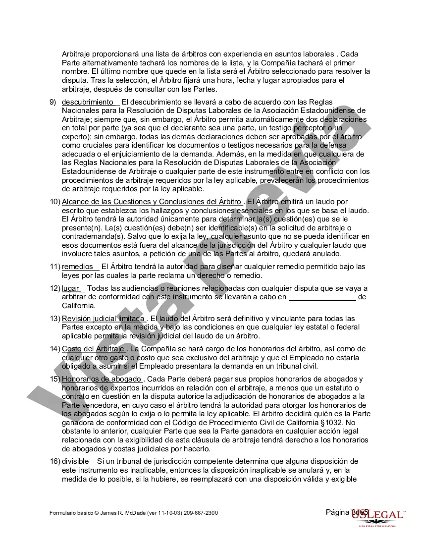 Preview Acuerdo y política de arbitraje