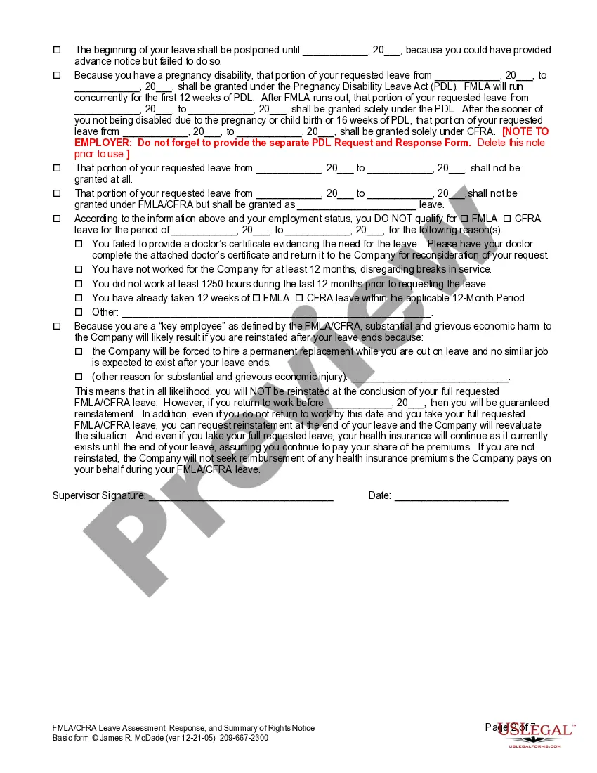 Get FMLA Request and Summary of Rights Notice Preview FMLA Request and Summary of Rights Notice
