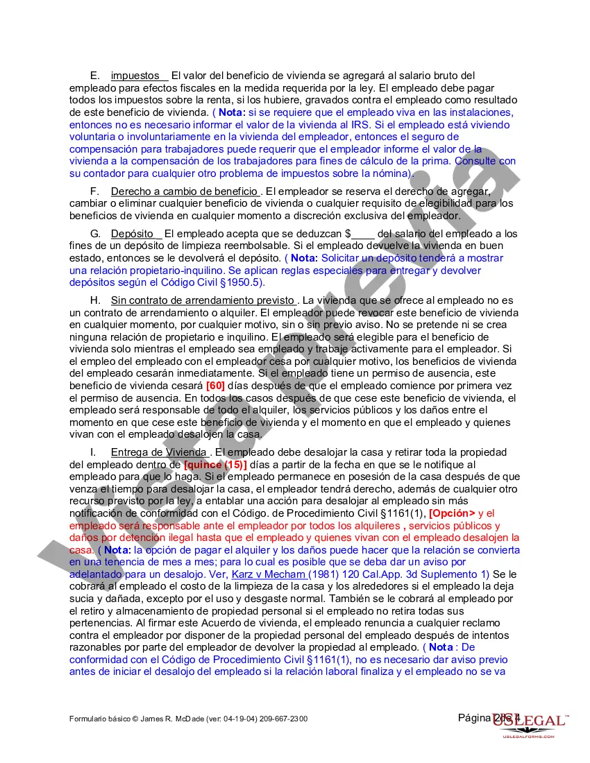 Preview Acuerdo de Beneficios de Vivienda