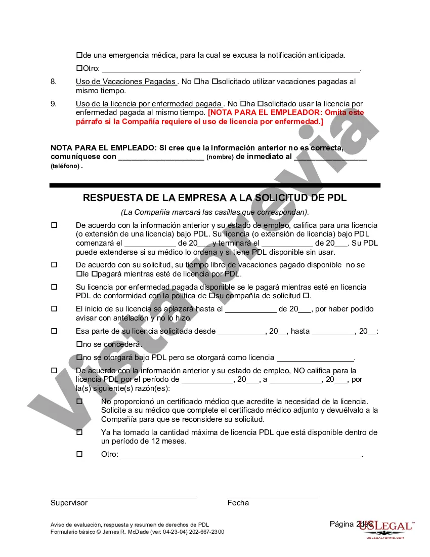 Get Aviso y respuesta a solicitud de PDL Preview Aviso y respuesta a solicitud de PDL
