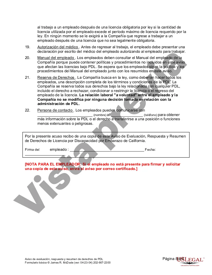 Get Aviso y respuesta a solicitud de PDL Preview Aviso y respuesta a solicitud de PDL