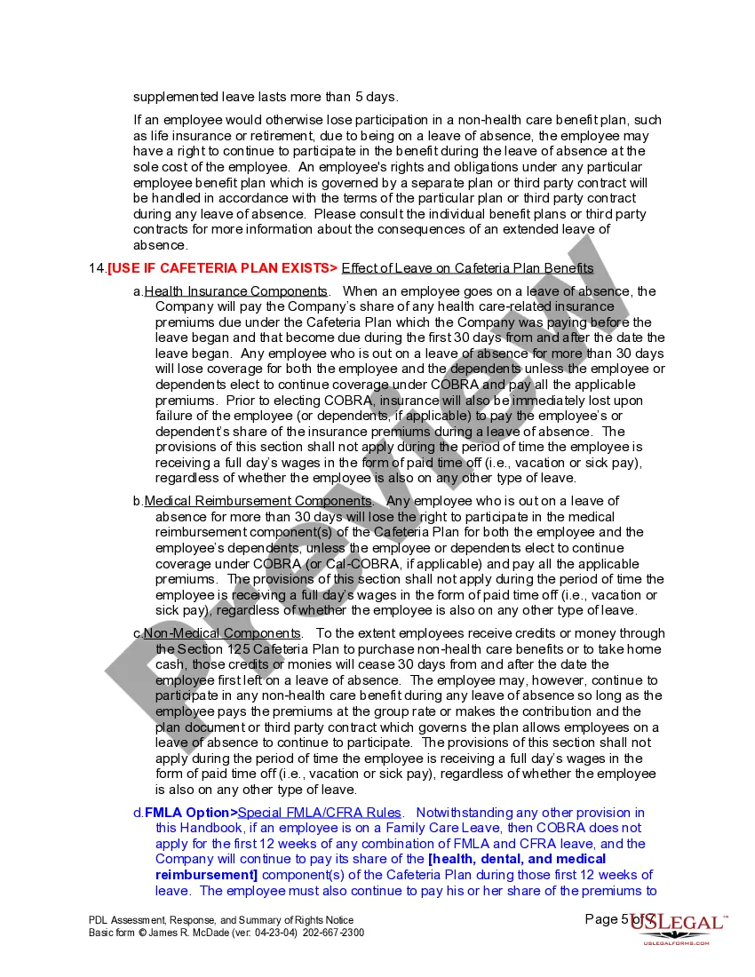 Get PDL Request Response and Notice Preview PDL Request Response and Notice