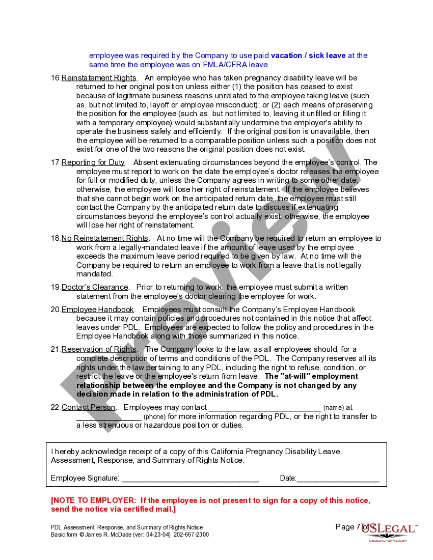 Get PDL Request Response and Notice Preview PDL Request Response and Notice