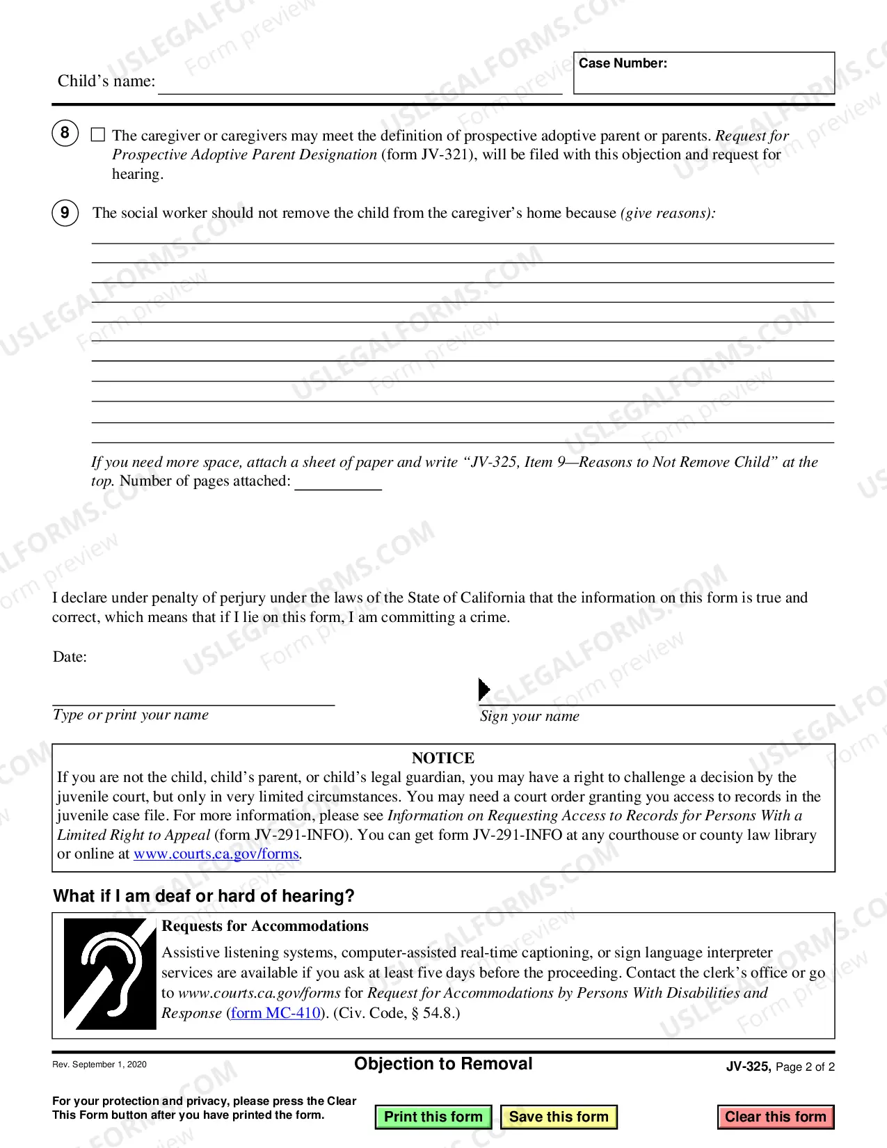 Preview Objection to Removal
