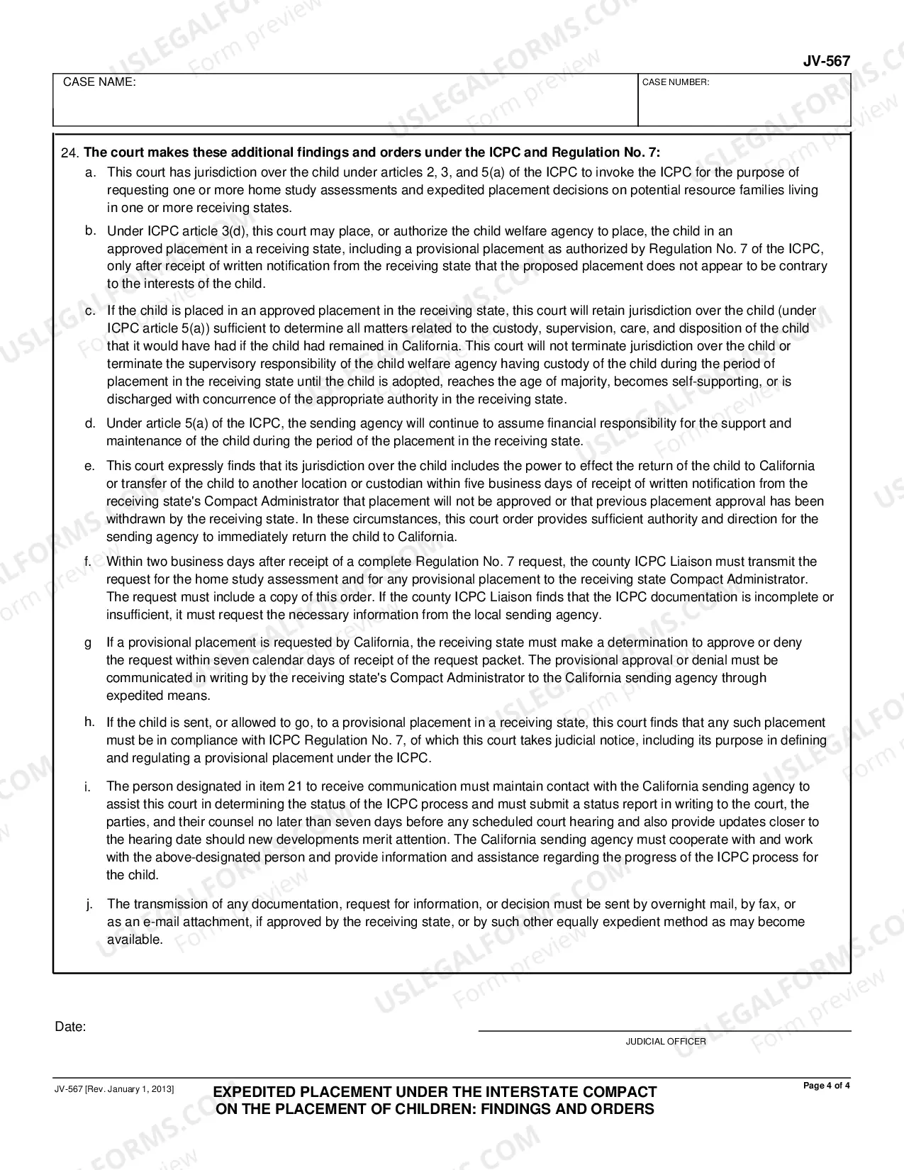Preview ICPC Priority - Findings and Orders