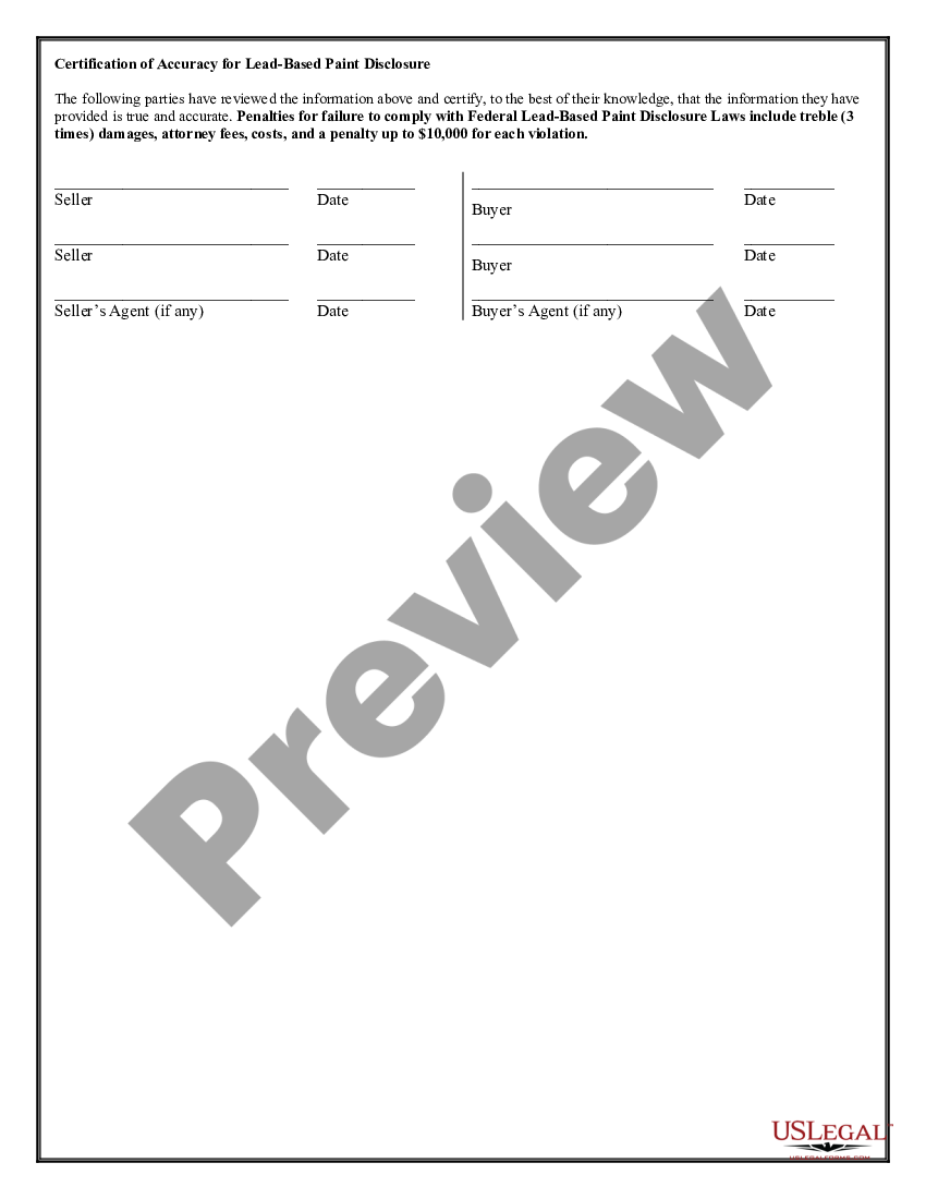 California Association Of Realtors Leadbased Paint Disclosure Form