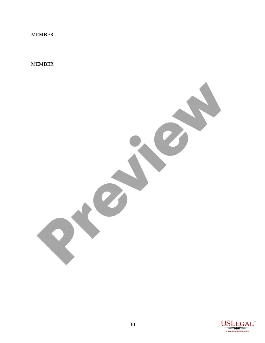 Preview Multi Member LLC Operating Agreement