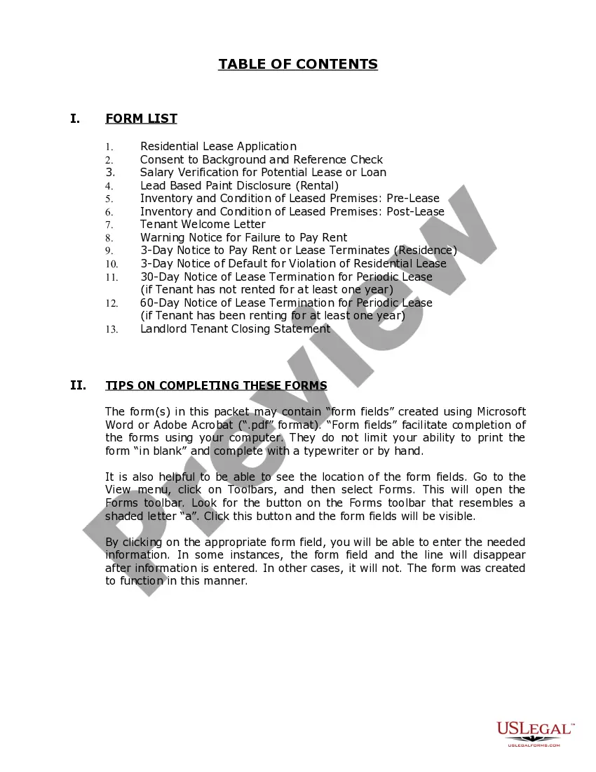 Get California Supplemental Residential Lease Forms Package Preview California Supplemental Residential Lease Forms Package