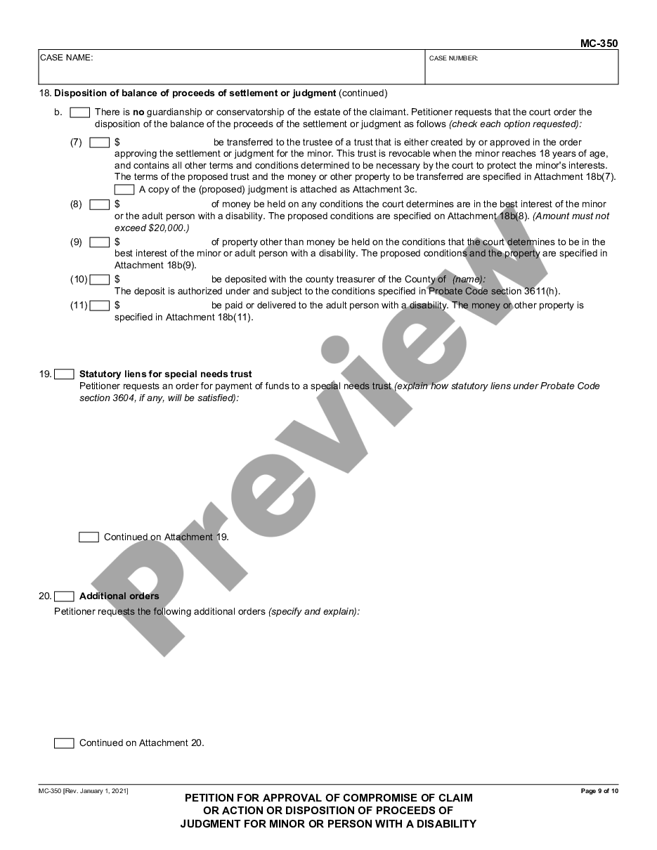 page 8 Petition to Approve Compromise of Claim preview