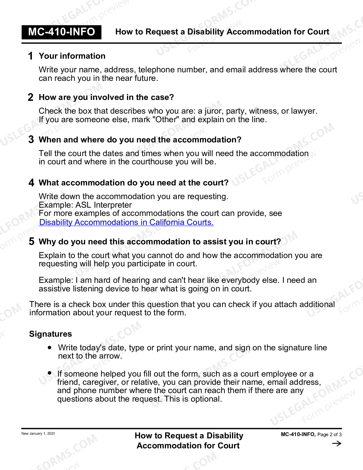 Preview How to Request a Disability Accommodation for Court