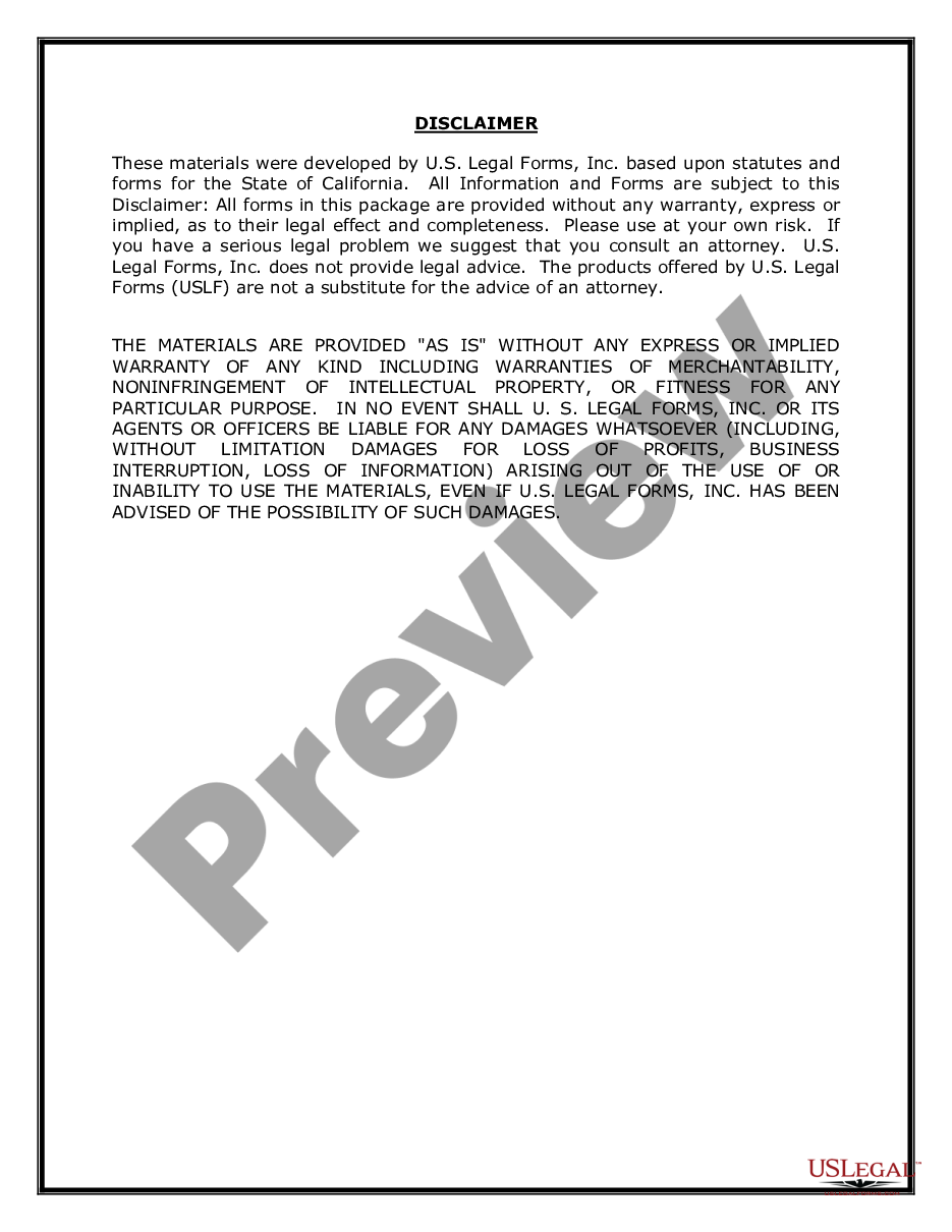 page 8 California Name Change Instructions and Forms Package - Los Angeles County Only - Adult Only preview