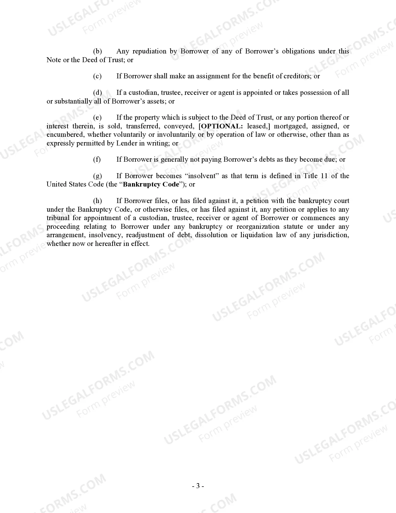 Preview Balloon Payment Promissory Note Secured by Deed of Trust