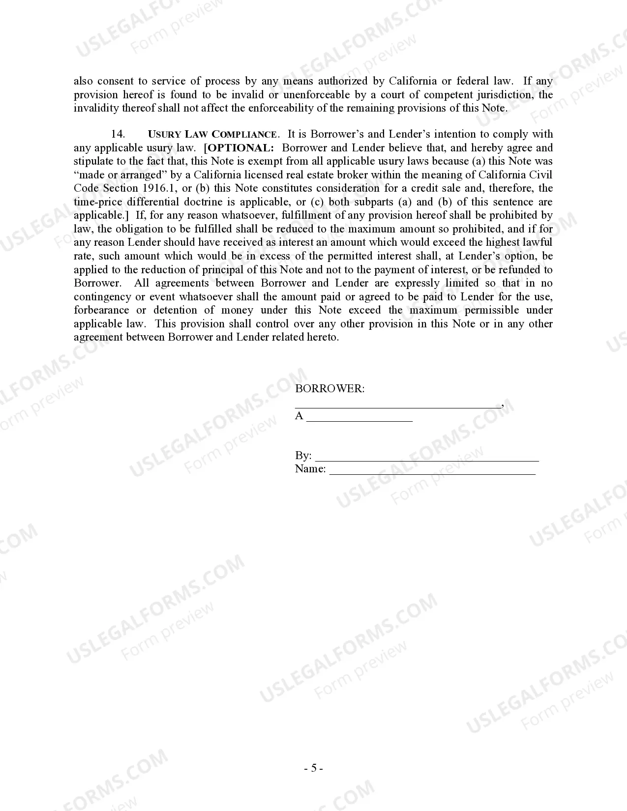 Preview Balloon Payment Promissory Note Secured by Deed of Trust