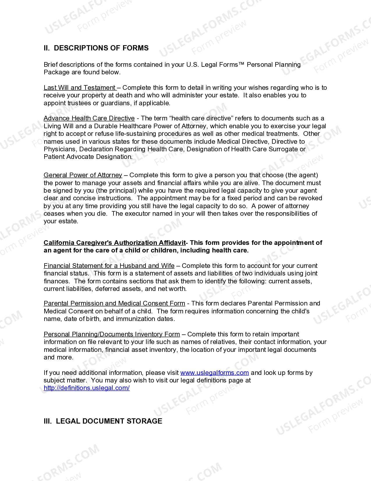 Preview California Essential Legal Life Documents for New Parents