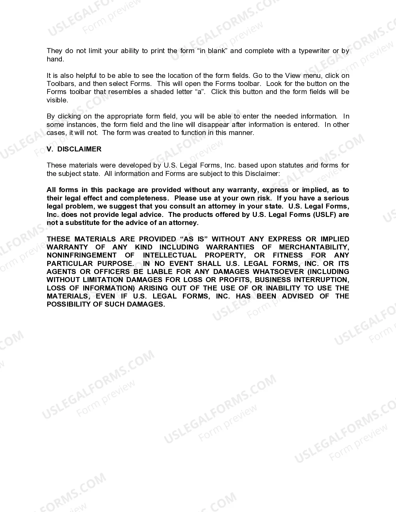 Preview California Child Care Services Package