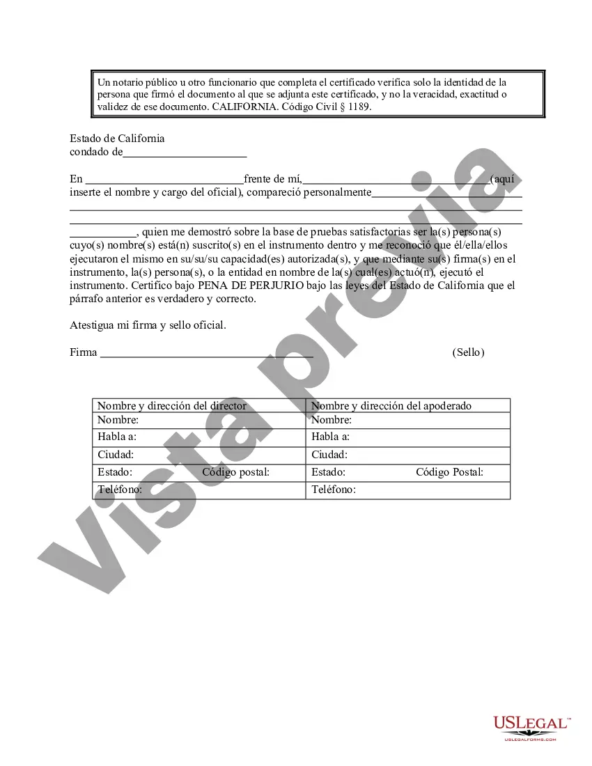 Preview Poder notarial limitado en el que se especifican poderes con ejemplos de poderes incluidos