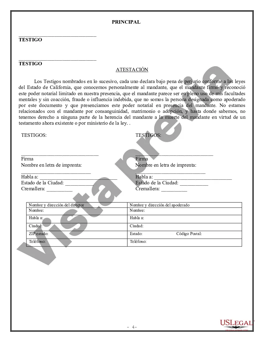 Preview Poder Notarial Limitado para Transacciones de Acciones y Poderes Corporativos