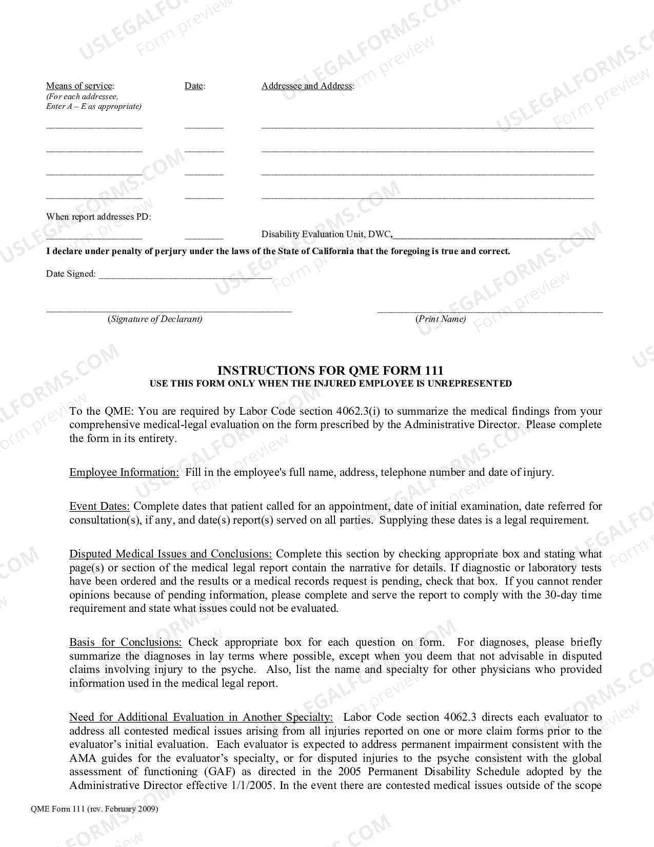 Preview Qualified Or Agreed Medical Evaluator Findings Summary Form