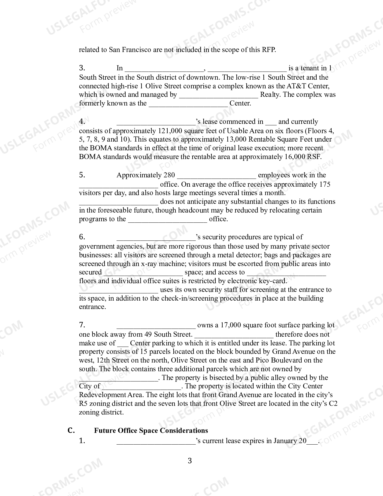 California Request for Proposal for Commercial Real Estate Brokerage ...