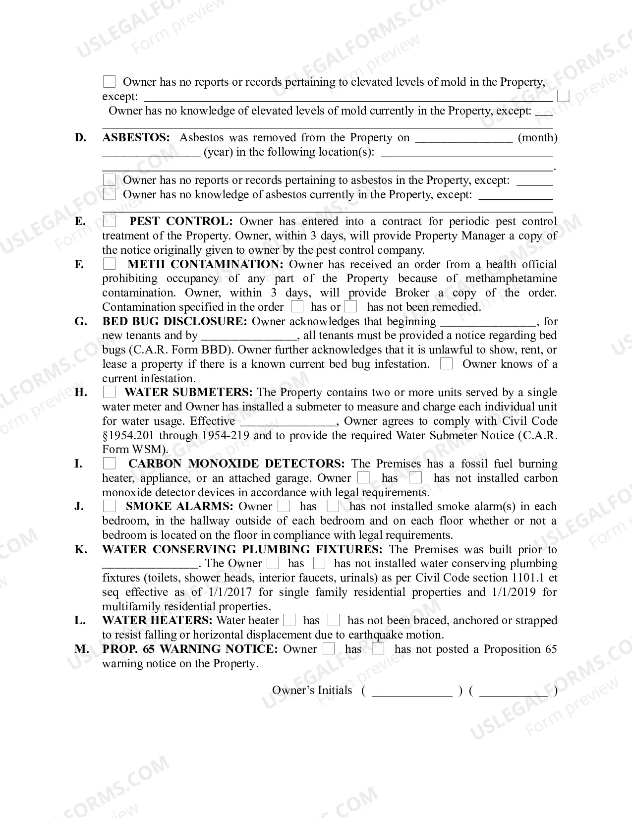 Preview Lease Listing Agreement - Exclusive Authorization to Lease or Rent