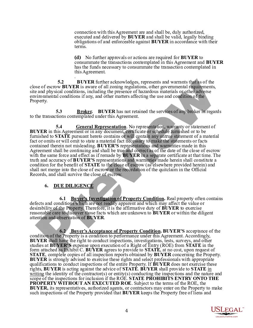 Preview Purchase and Sales Agreement