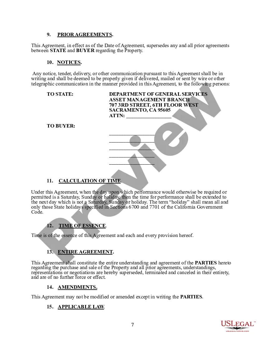 Preview Purchase and Sales Agreement