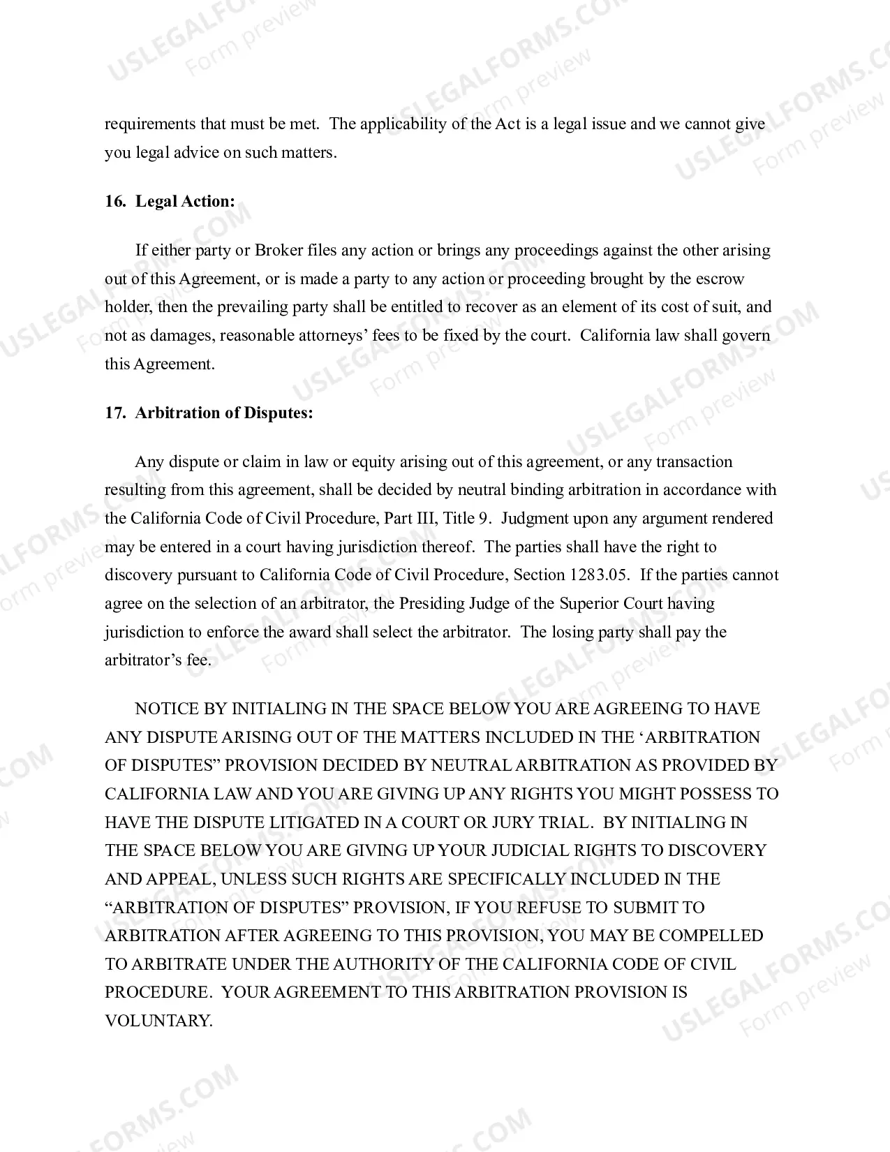 Preview Real Estate Purchase Agreement and Deposit Receipt