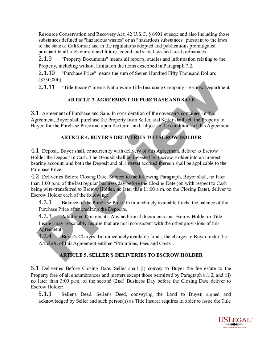 Preview Raw Land Purchase Agreement - Short Form