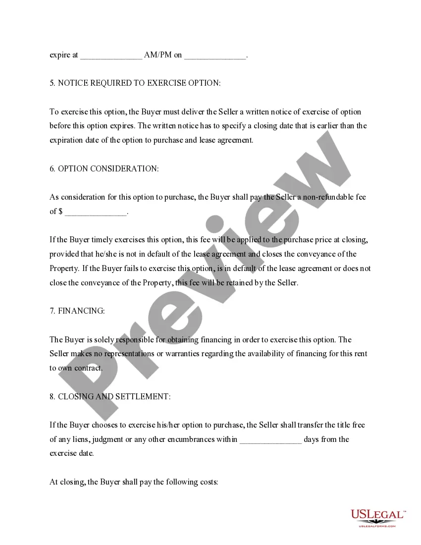 Get Rent to Own Contract Preview Rent to Own Contract