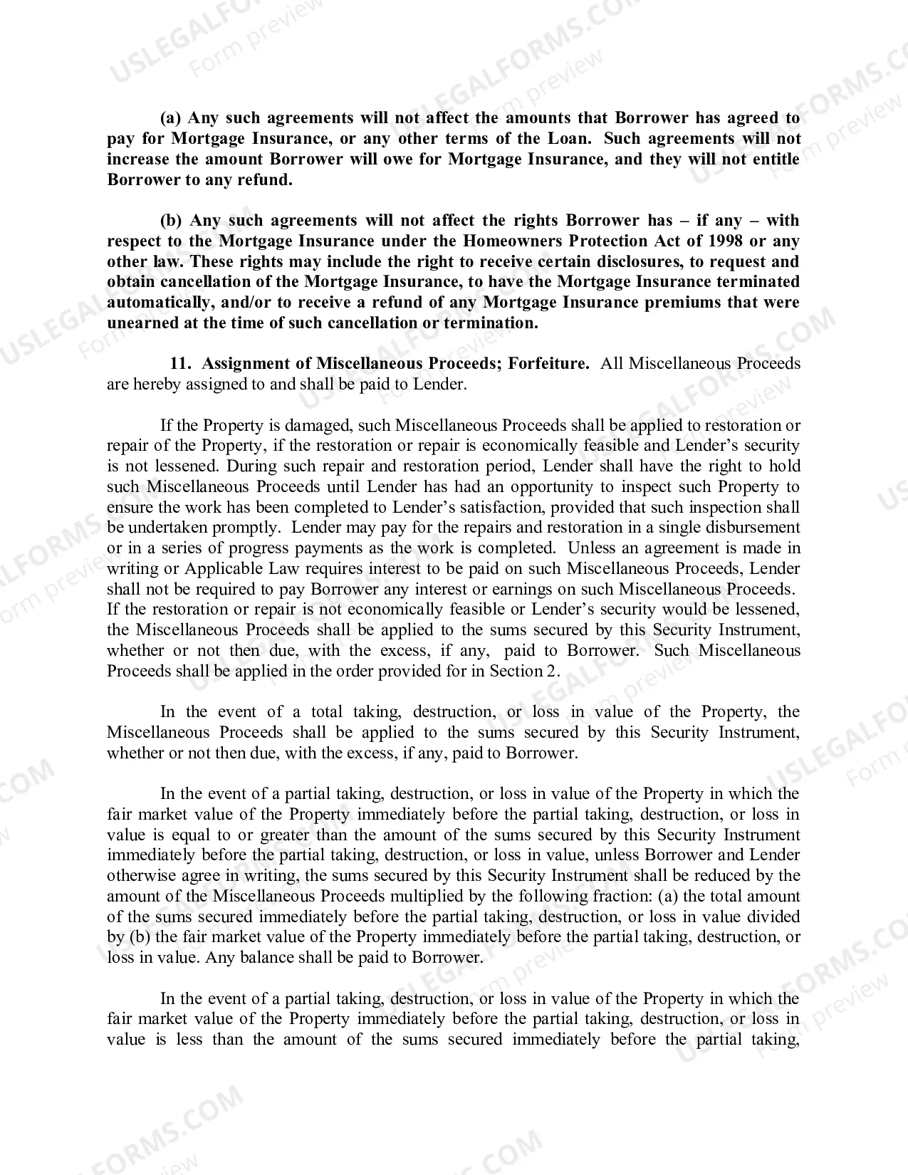 Preview General Deed of Trust