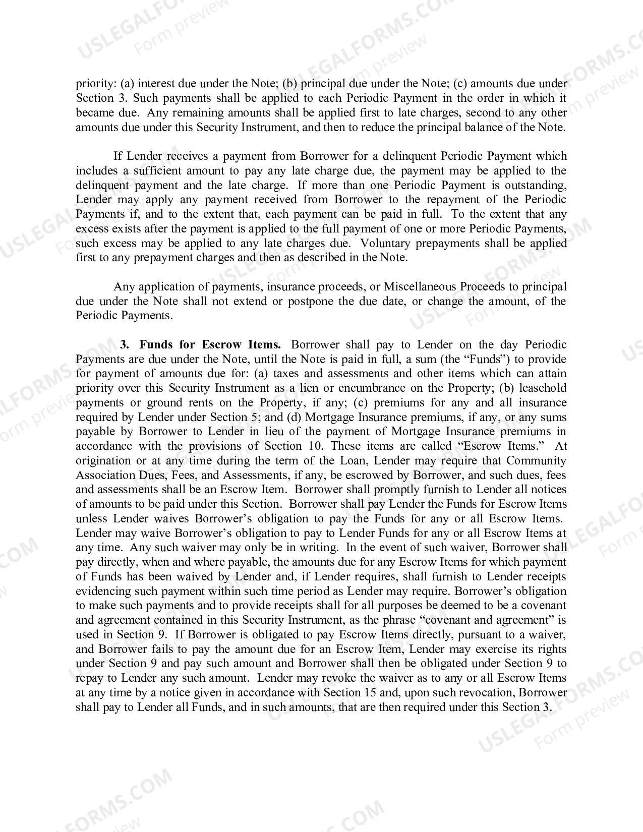Preview General Deed of Trust