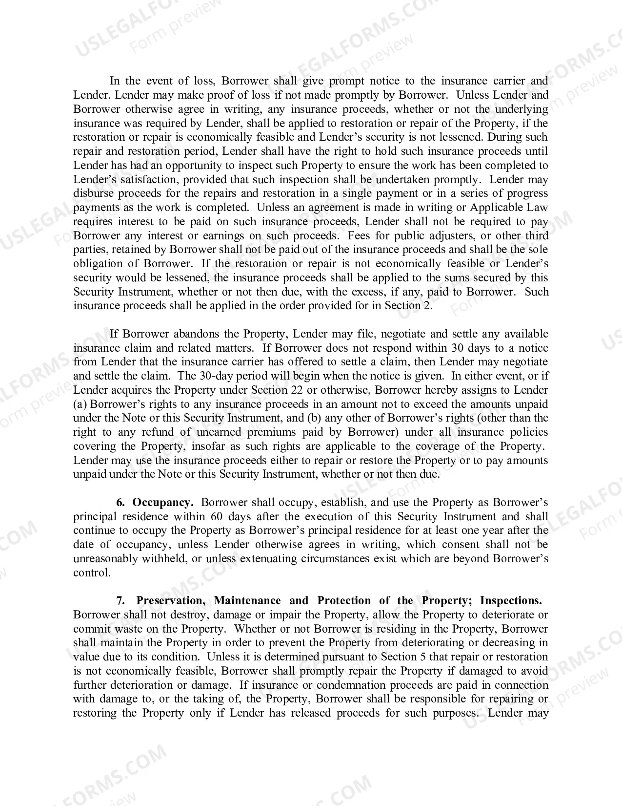 Preview General Deed of Trust