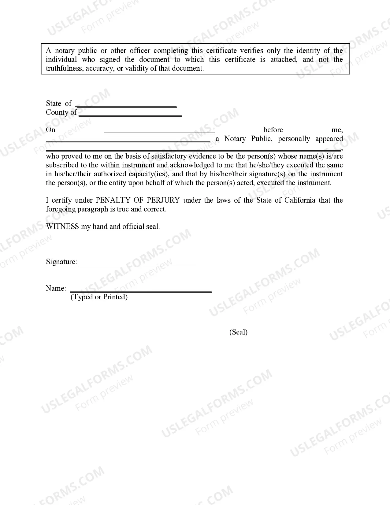 Preview Corporation Grant Deed
