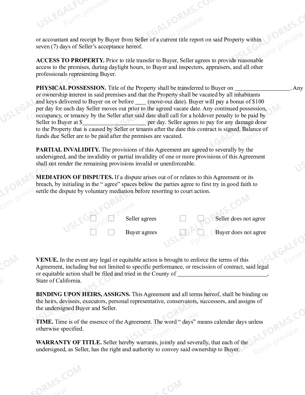Preview Equity Purchase Agreement for Real Estate